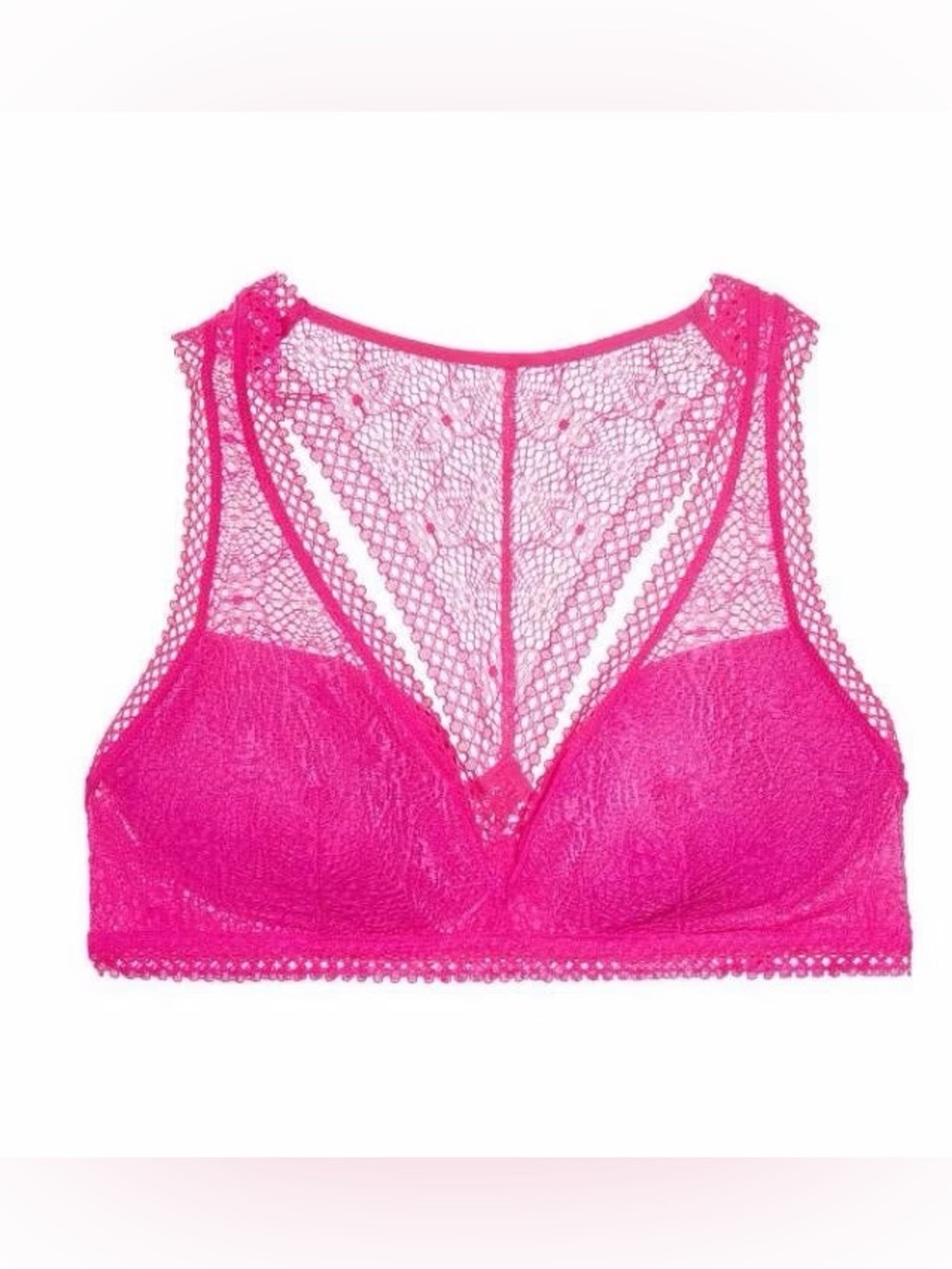 Women’s Pink Victoria secret racerback bralette size small